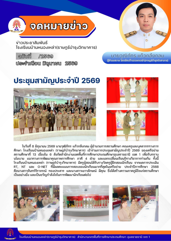 โรงเรียนบ้านหนองเหล่า(ราษฎร์บำรุงวิทยาคาร)